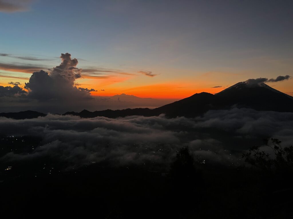 Morning view from Mont Batur